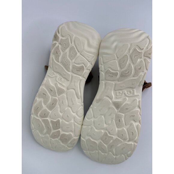 Teva Zymic Mens Stappy Foam Comfort Open Toe Sandals Tan 12 - Picture 7 of 7